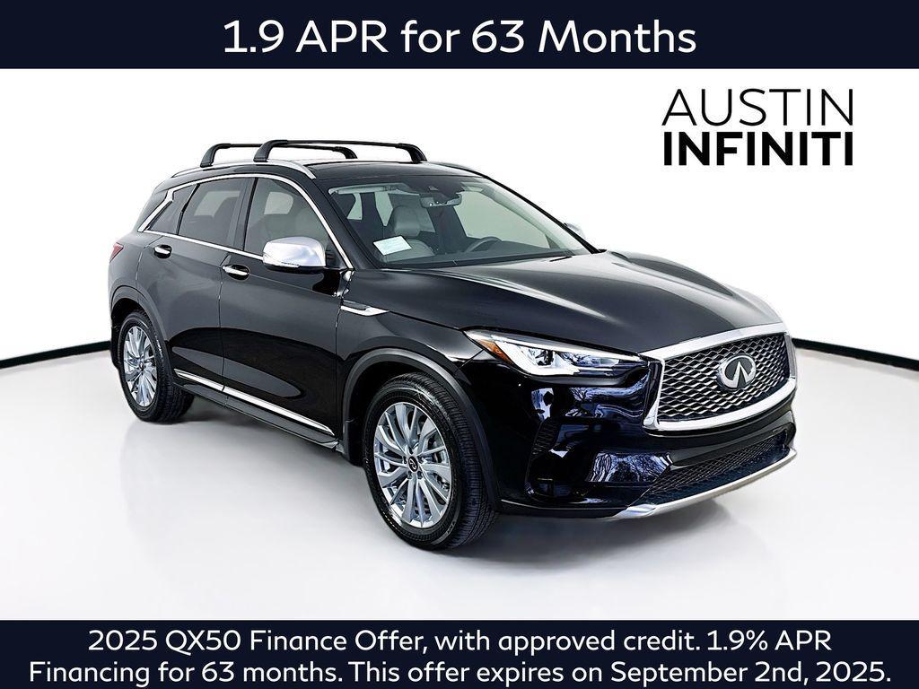 new 2025 INFINITI QX50 car, priced at $47,694