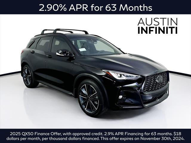 new 2025 INFINITI QX50 car, priced at $51,672