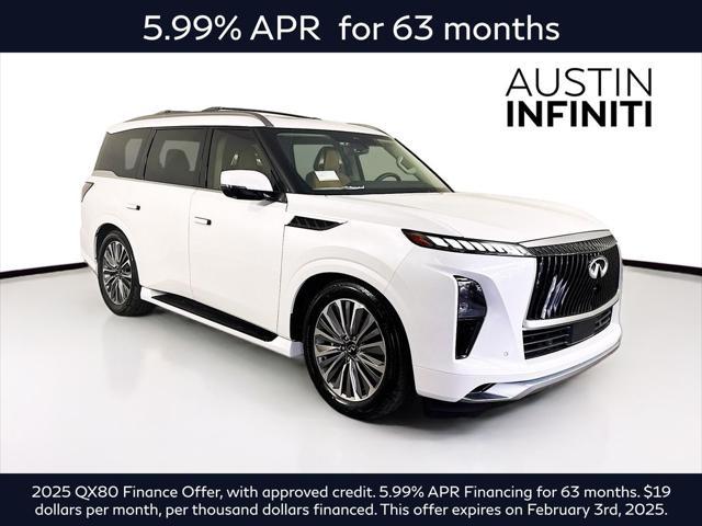 new 2025 INFINITI QX80 car, priced at $101,844