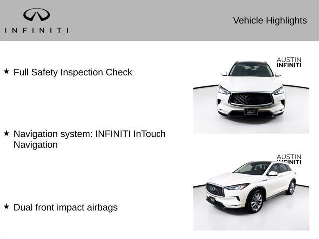 used 2022 INFINITI QX50 car, priced at $27,603