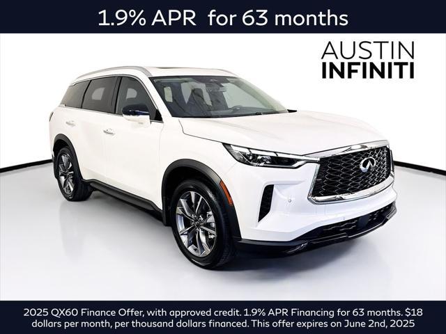 new 2025 INFINITI QX60 car, priced at $53,080