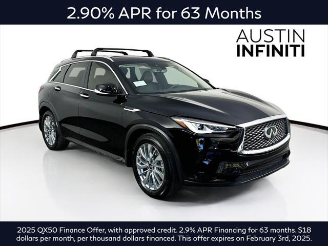 new 2025 INFINITI QX50 car, priced at $49,269