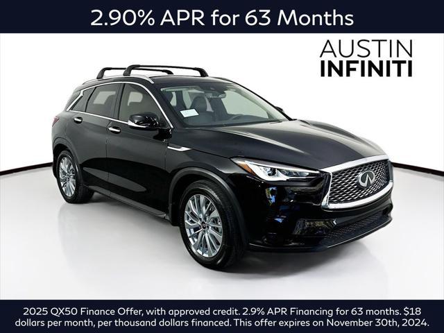 new 2025 INFINITI QX50 car, priced at $49,317