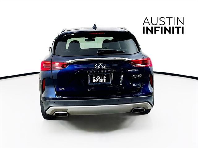 used 2021 INFINITI QX50 car, priced at $33,905