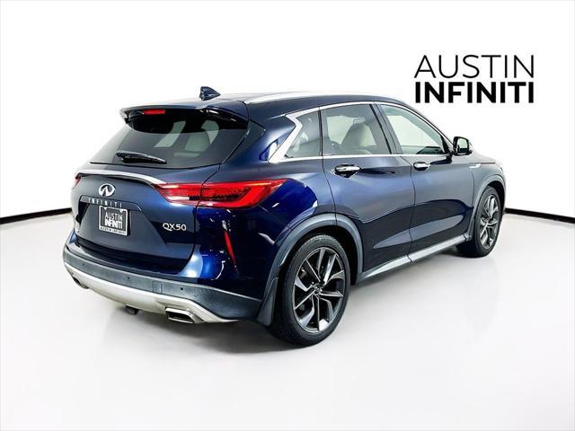 used 2021 INFINITI QX50 car, priced at $33,905