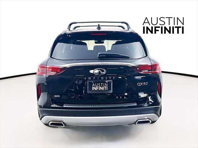 new 2025 INFINITI QX50 car, priced at $49,544