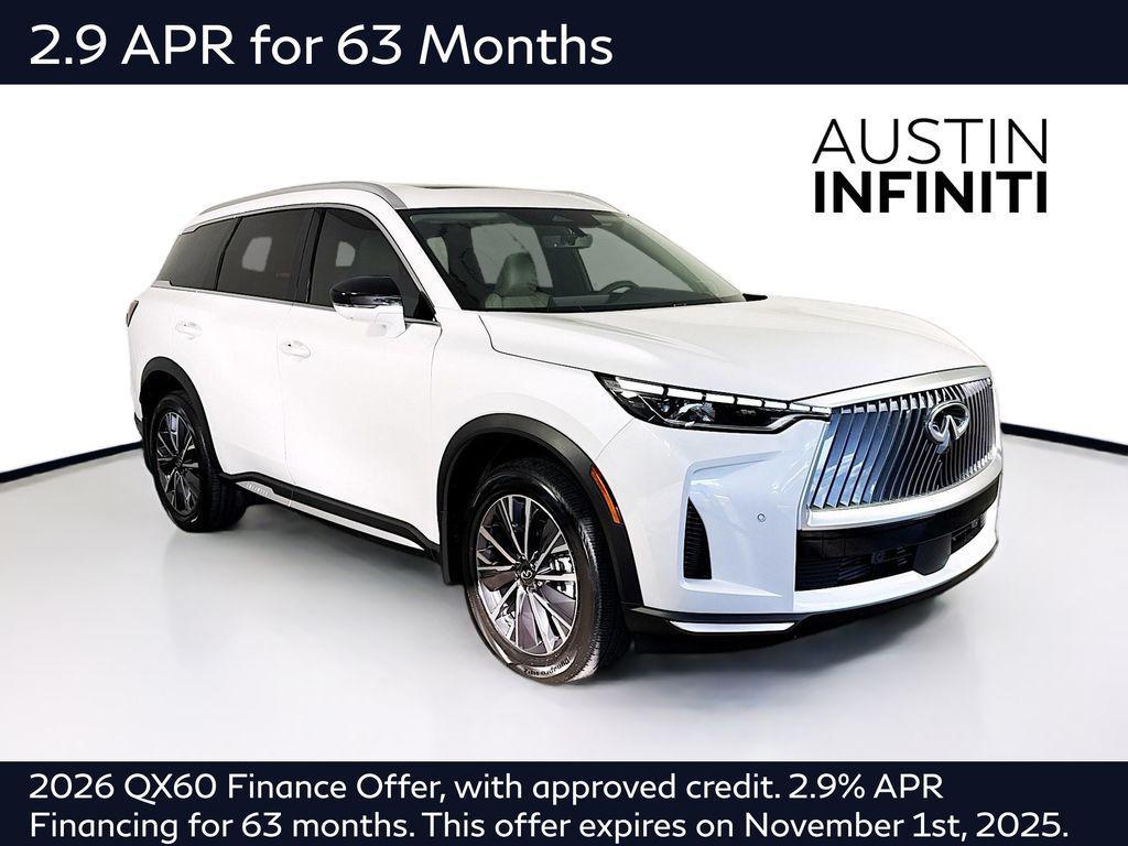 new 2026 INFINITI QX60 car, priced at $61,423