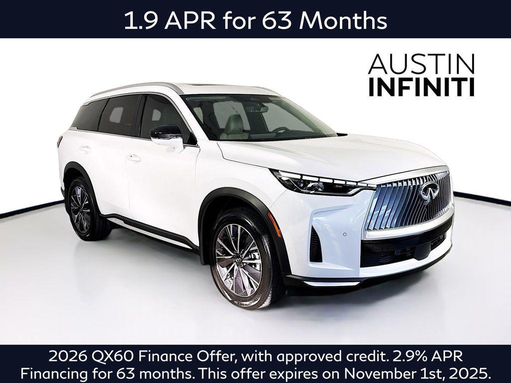 new 2026 INFINITI QX60 car, priced at $61,895