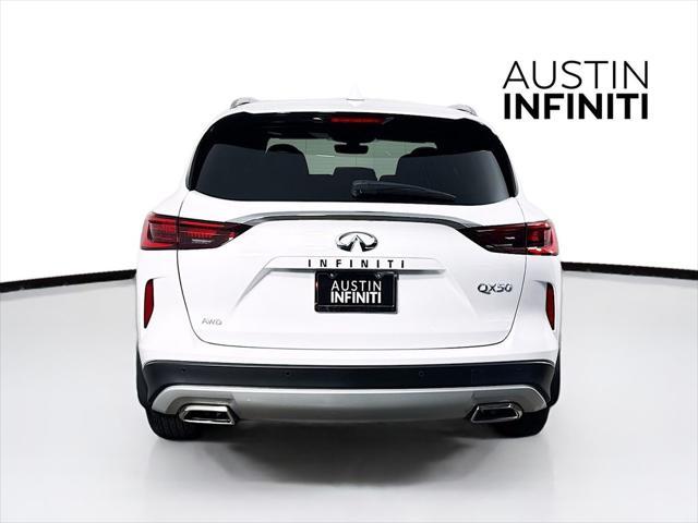 new 2025 INFINITI QX50 car, priced at $48,369