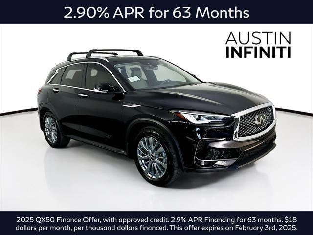 new 2025 INFINITI QX50 car, priced at $49,269