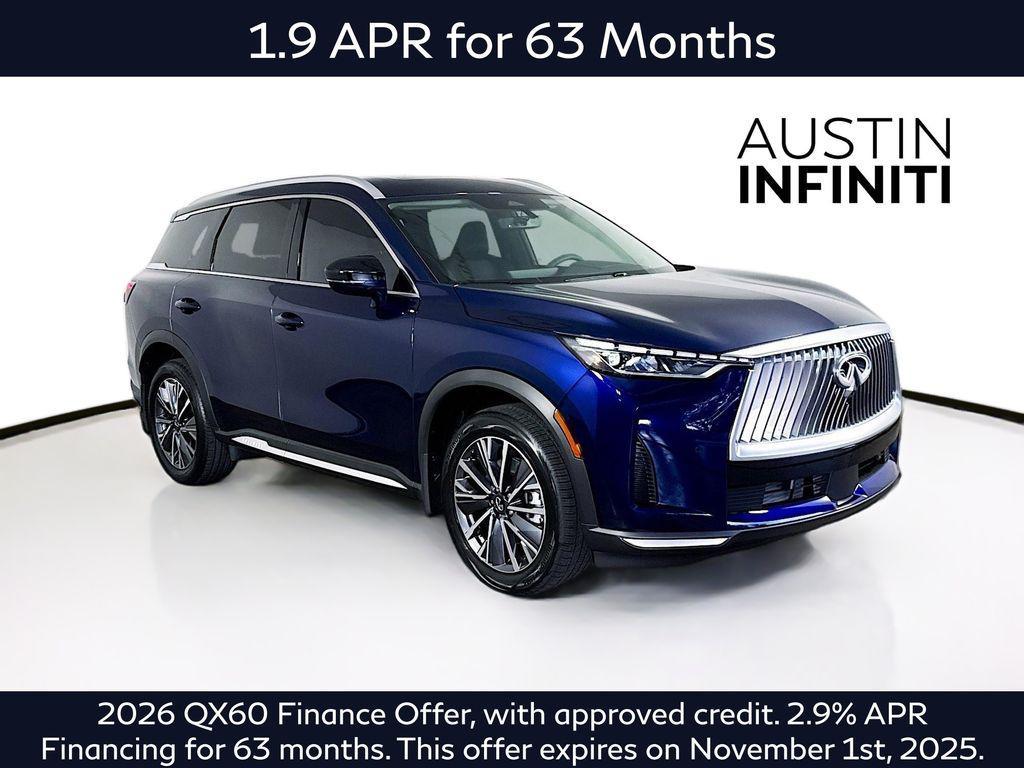 new 2026 INFINITI QX60 car, priced at $63,689