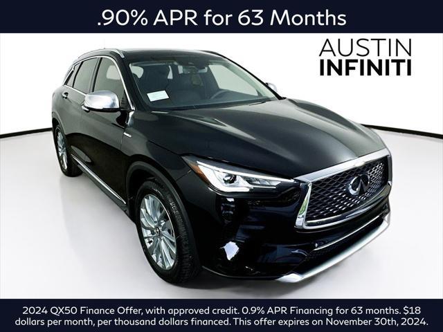 new 2024 INFINITI QX50 car, priced at $48,119