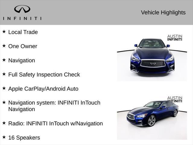 used 2022 INFINITI Q50 car, priced at $31,819
