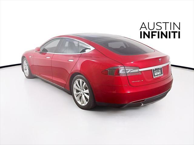 used 2014 Tesla Model S car, priced at $17,499