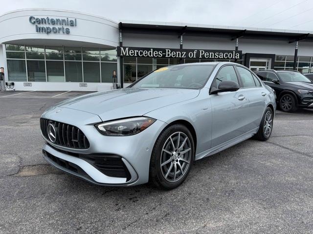 used 2024 Mercedes-Benz AMG C 43 car, priced at $59,287