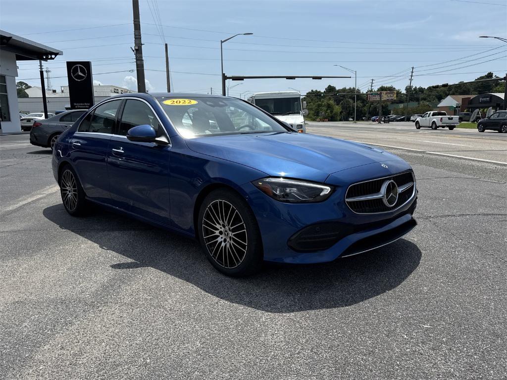 used 2022 Mercedes-Benz C-Class car, priced at $38,007
