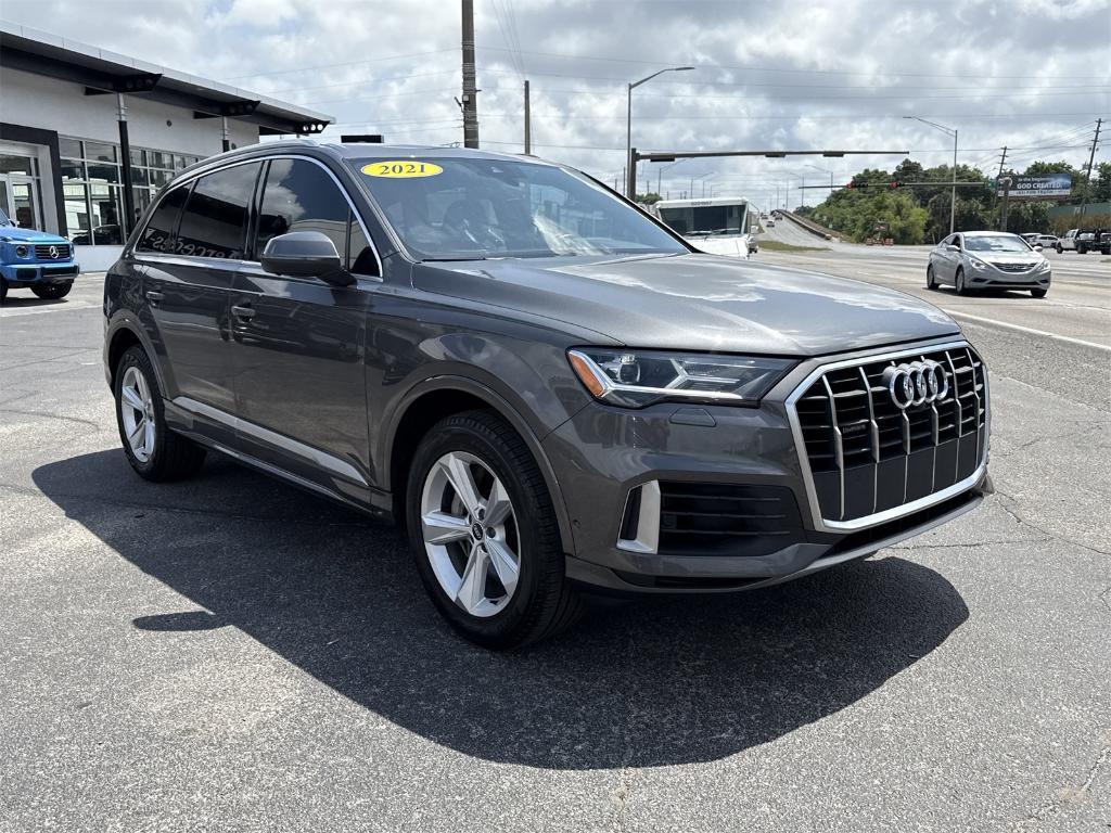 used 2021 Audi Q7 car, priced at $30,000