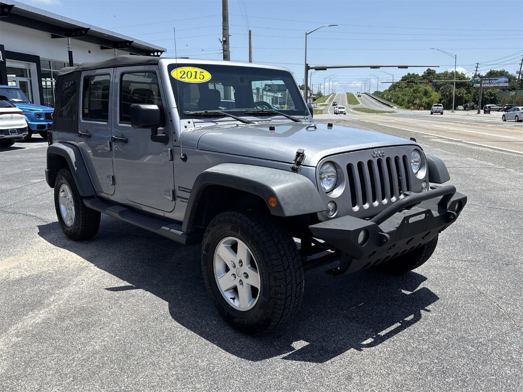 used 2015 Jeep Wrangler Unlimited car, priced at $18,800