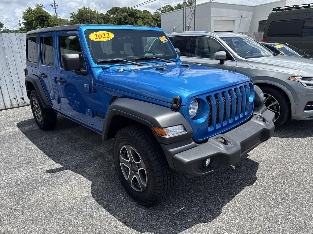 used 2022 Jeep Wrangler Unlimited car, priced at $26,500