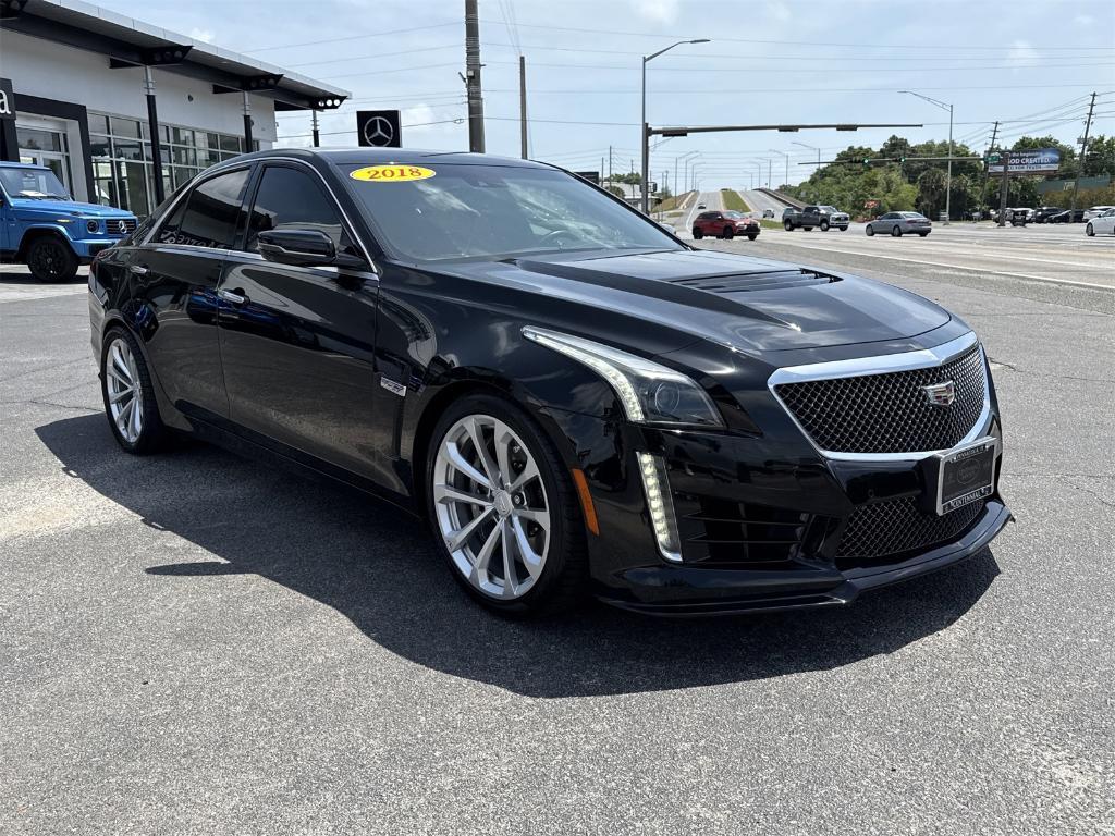 used 2018 Cadillac CTS-V car, priced at $58,500