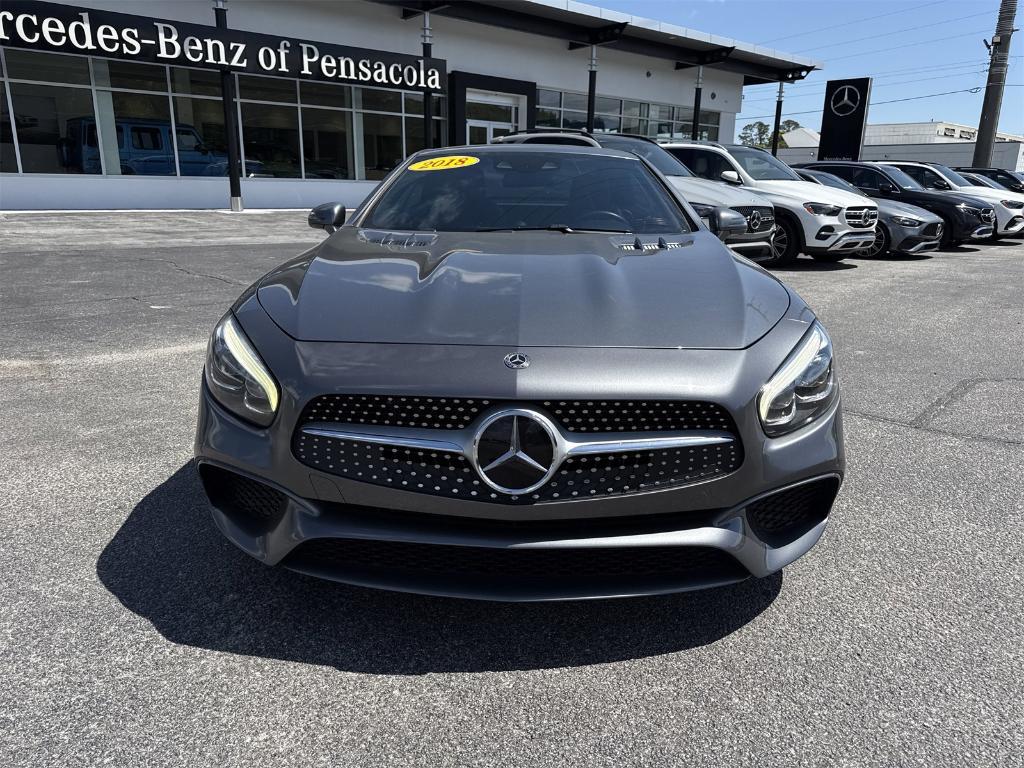 used 2018 Mercedes-Benz SL 450 car, priced at $35,000
