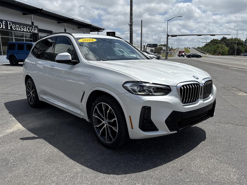 used 2022 BMW X3 car, priced at $37,500