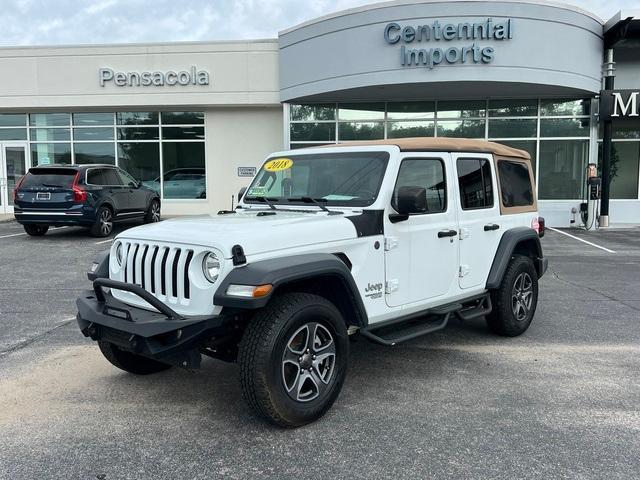 used 2018 Jeep Wrangler Unlimited car, priced at $25,600