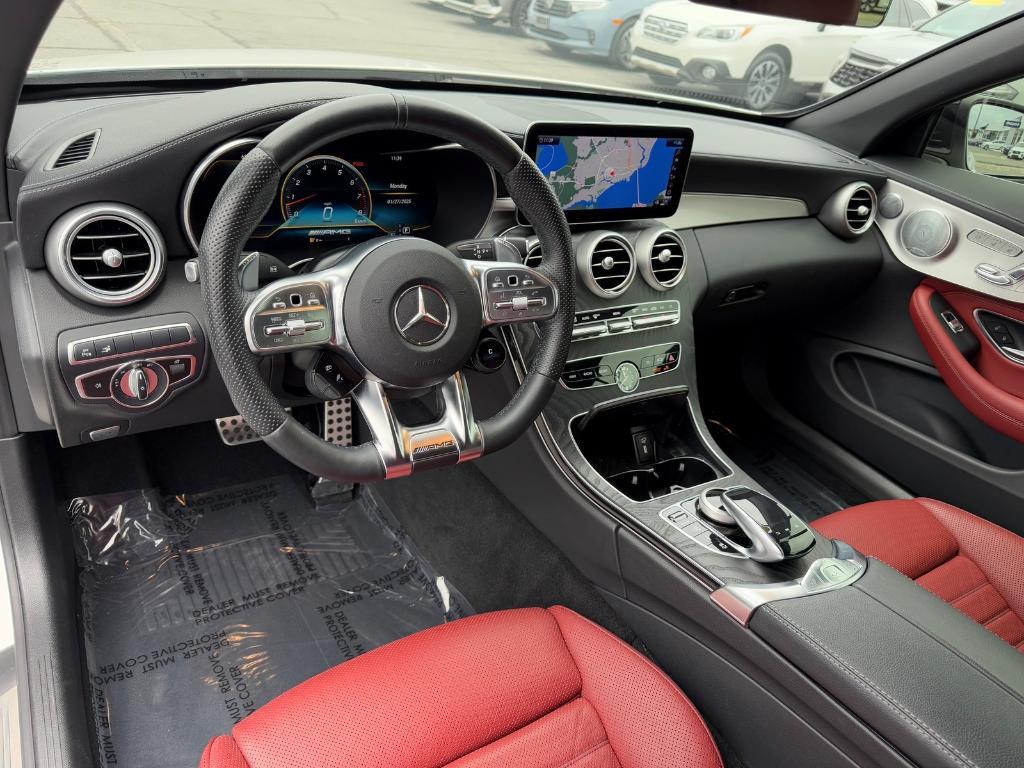 used 2021 Mercedes-Benz AMG C 43 car, priced at $51,998