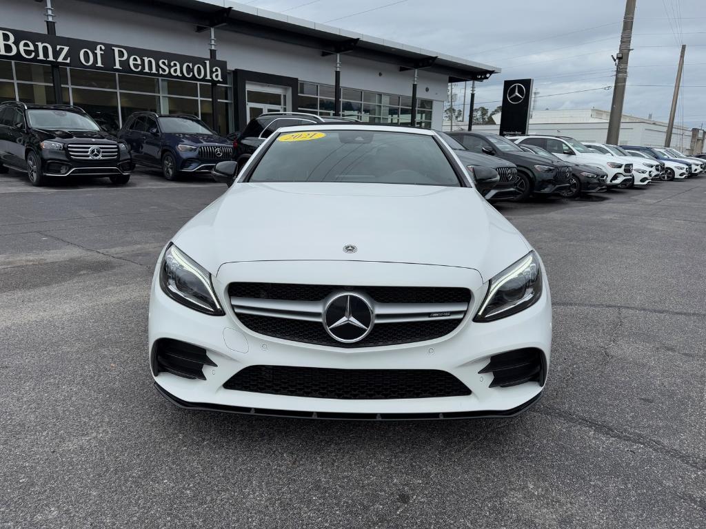 used 2021 Mercedes-Benz AMG C 43 car, priced at $51,998