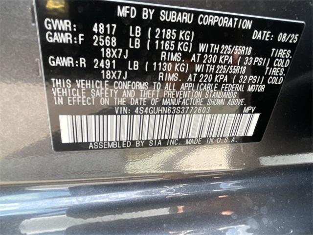 new 2025 Subaru Crosstrek car, priced at $34,257