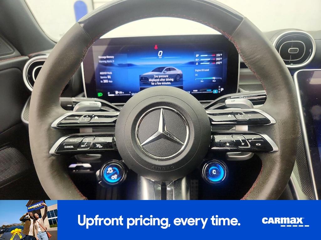 used 2023 Mercedes-Benz AMG C 43 car, priced at $47,998