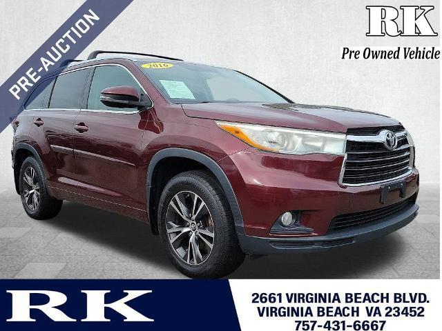used 2016 Toyota Highlander car, priced at $19,982