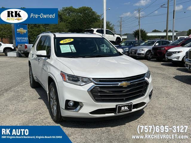 used 2020 Chevrolet Traverse car, priced at $29,498