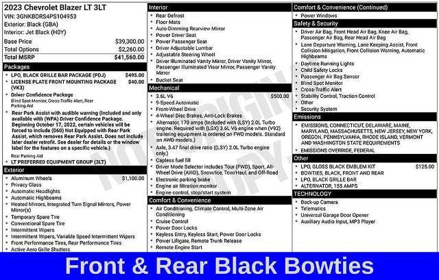 used 2023 Chevrolet Blazer car, priced at $26,991