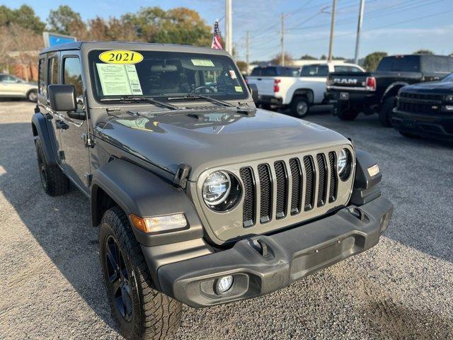 used 2021 Jeep Wrangler Unlimited car, priced at $28,458