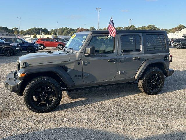 used 2021 Jeep Wrangler Unlimited car, priced at $28,458