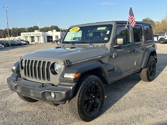 used 2021 Jeep Wrangler Unlimited car, priced at $28,458