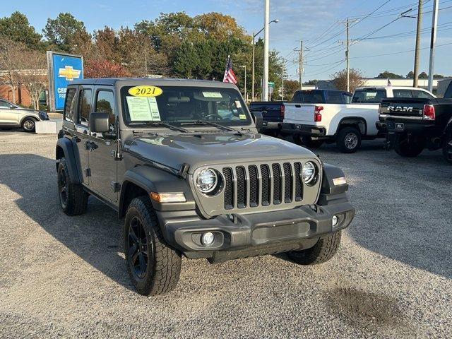 used 2021 Jeep Wrangler Unlimited car, priced at $28,458