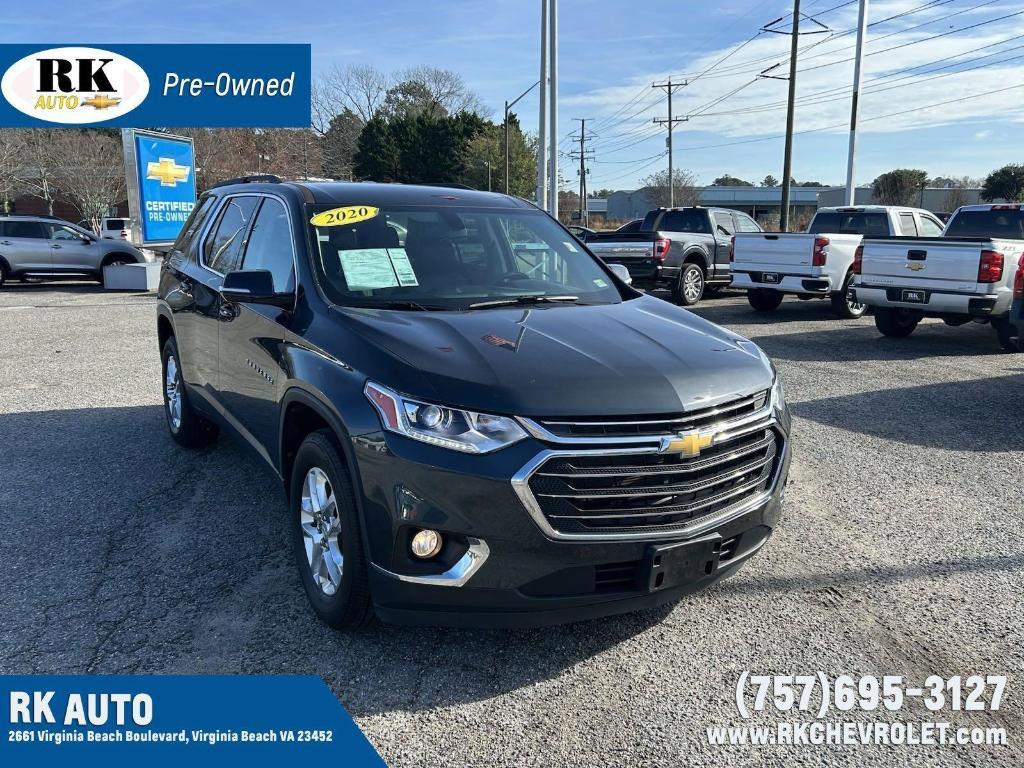 used 2020 Chevrolet Traverse car, priced at $24,985