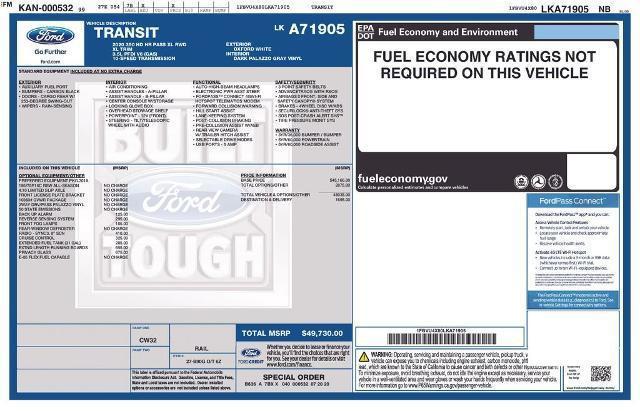 used 2020 Ford Transit-350 car, priced at $30,000