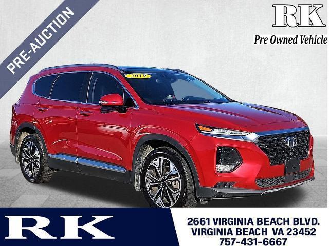 used 2019 Hyundai Santa Fe car, priced at $17,826