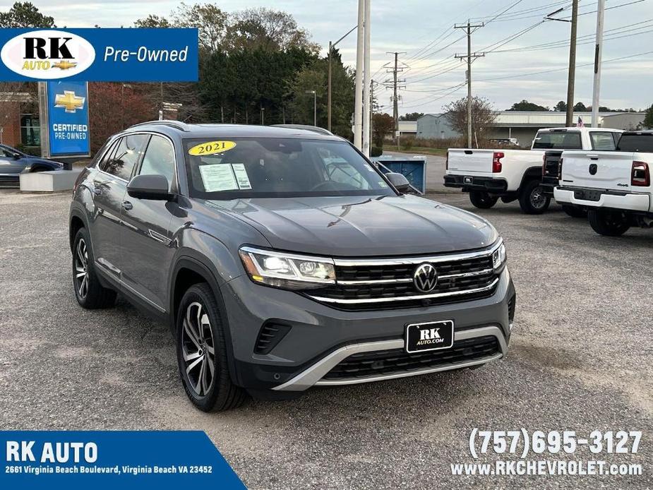 used 2021 Volkswagen Atlas Cross Sport car, priced at $27,021