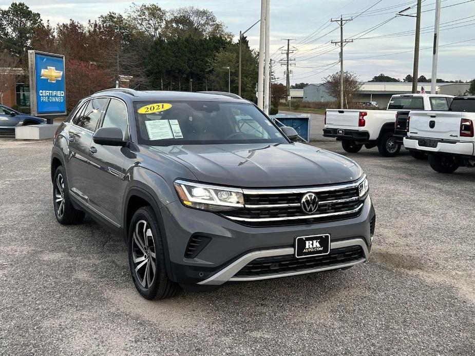 used 2021 Volkswagen Atlas Cross Sport car, priced at $27,021