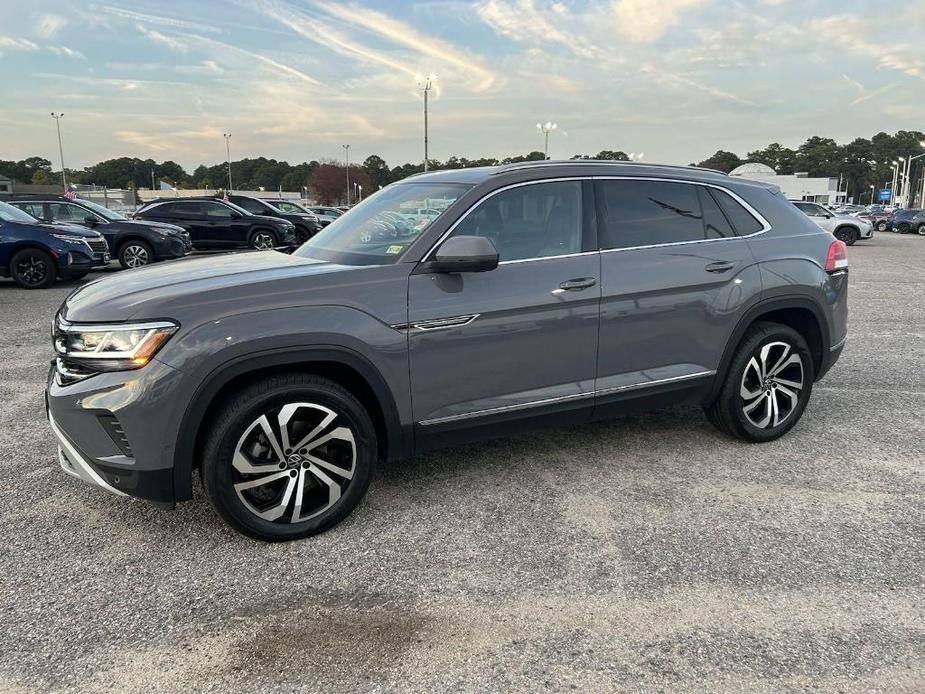 used 2021 Volkswagen Atlas Cross Sport car, priced at $27,021