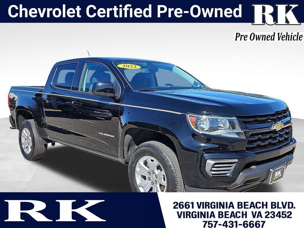 used 2022 Chevrolet Colorado car, priced at $24,981