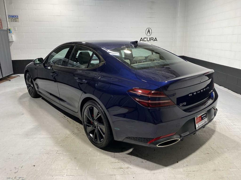 used 2023 Genesis G70 car, priced at $37,980