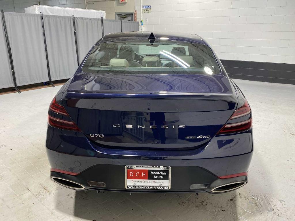 used 2023 Genesis G70 car, priced at $37,980