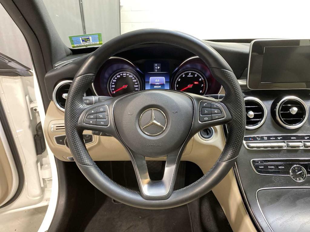 used 2018 Mercedes-Benz C-Class car, priced at $18,500