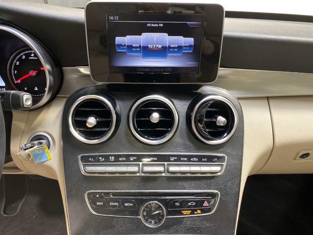 used 2018 Mercedes-Benz C-Class car, priced at $18,500