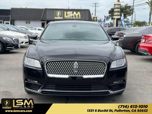 used 2018 Lincoln Continental car, priced at $16,999